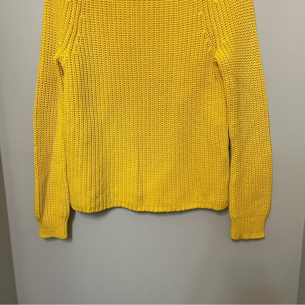 Lauren Ralph Lauren Yellow Crewneck Knit Sweater - Picture 2 of 9